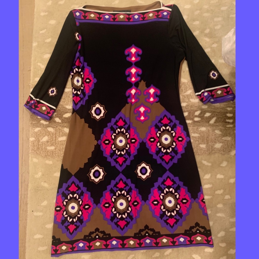 Donna Morgan Boat Neck Sheath Dress